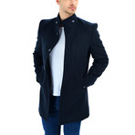 Porto Overcoat // Dark Blue (2X-Large)