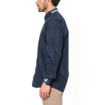 G560 Button-Up Shirt // Dark Blue (L)