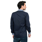 G630 Button-Up Shirt // Dark Blue (S)