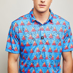 Too Cool For School Polo // Blue (L)