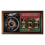 Signed + Framed Roulette Collage // James Bond