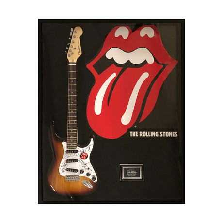 Signed Poster Display // The Rolling Stones