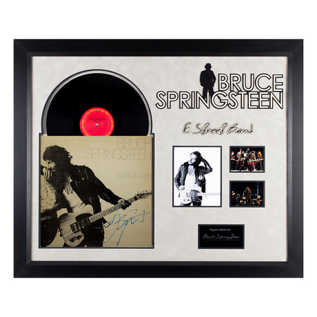Signed + Framed Album Collage // Bruce Springsteen