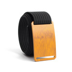 Bamboo Belt // Black Strap (38)