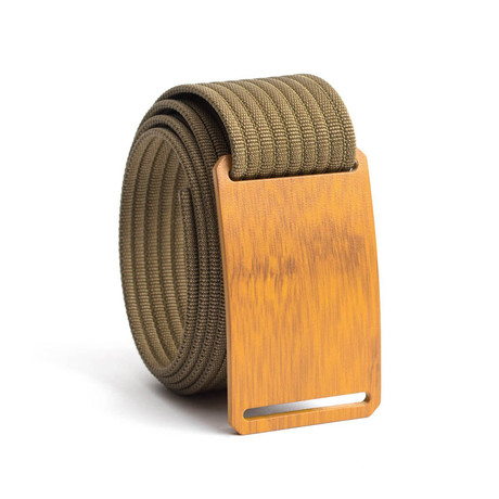 Bamboo Belt // Khaki Strap (28)