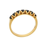 Vintage Chimento 18k Yellow Gold Sapphire Ring // Ring Size: 8