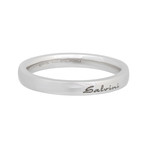 Vintage Salvini 18k White Gold Ring // Ring Size: 9