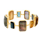 Vintage Ippolita Rock Candy Beverly 18k Yellow Gold Gemstone Bracelet