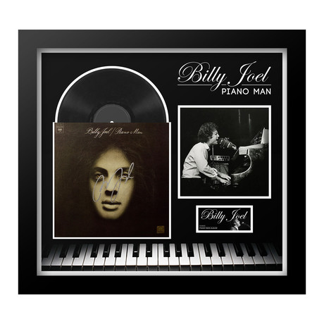 Signed + Framed Album Collage // Billy Joel