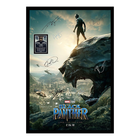 Signed + Framed Poster // Black Panther