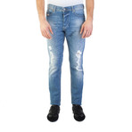 Diesel // Slim Carrot Fit Tepphar 084FT Stretch Jeans // Light Blue (US: 31)