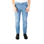 Versace // Slim Fit Ripped Jeans // Blue (US: 29)