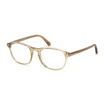Tom Ford // FT5427 Eyeglass Frames // Beige Crystal