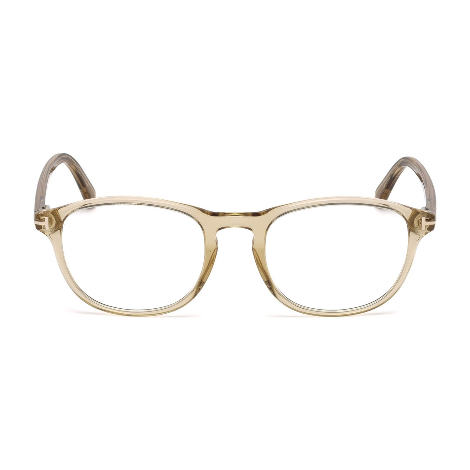 Tom Ford // FT5427 Eyeglass Frames // Beige Crystal - Designer Optical
