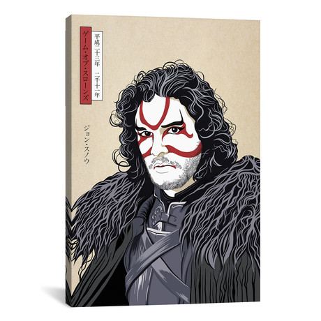 Kabuki Snow Warrior // 5by5collective (18"W x 26"H x 0.75"D)