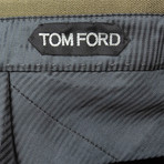 Tom Ford // Rayon Pleated Dress Pants // Green (46)