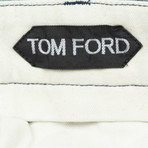 Tom Ford // Cotton Classic Fit Pants // Navy Blue (29)