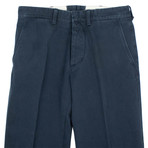 Tom Ford // Cotton Classic Fit Pants // Navy Blue (32)