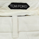 Tom Ford // Cotton Blend Suede Pants // Beige (46)