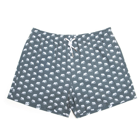 Gray Elephant Swim Shorts (S)