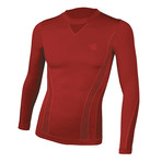 VivaSport 2 Thermal Long Sleeve T-Shirt // Granata Burgundy (S/M)