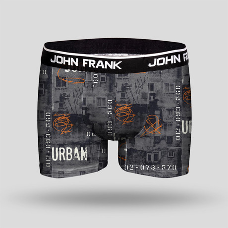 Urban Printed Boxer // Gray (M)