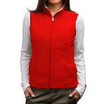 RFID-Blocking Travel Vest // Women // Red (XL)