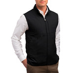 RFID-Blocking Travel Vest // Men // Black (XLT)