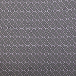 Brioni // Silk Pattern Tie // Gray + Pink