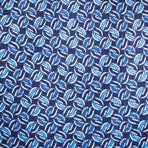 Brioni // Silk Pattern Tie // Blue
