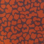 Z Zegna // Slim Silk Patterned Tie V1 // Orange