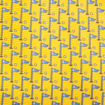 Ermenegildo Zegna // Silk "Golf Flag" Tie // Yellow