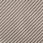 Ermenegildo Zegna // Silk Textured Pattern Tie // Brown