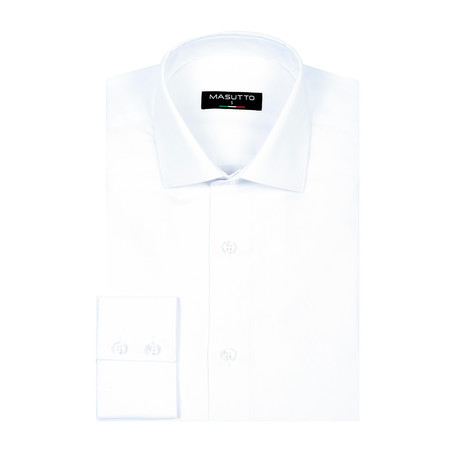 White Dress Shirt // White (XS)