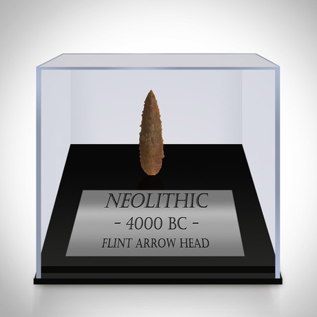 Neolithic Authentic Arrow Head // Museum Display (Arrow Head Only)