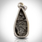 Meteorite Authentic Campo Del Cielo // Pure Silver Pendant