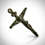 Ancient Medieval Authentic Templar Crucifix // Museum Display