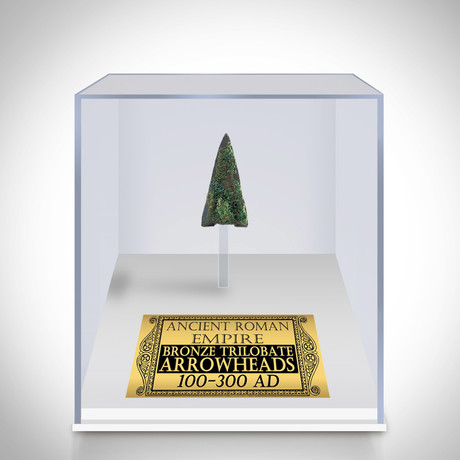 Ancient Roman Trilobate Arrowheads // Museum Display (Arrowhead Only)