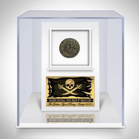 Ancient Pirate Spanish Colonial Coin // Museum Display (Coin Only)