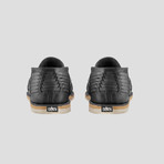 Moon Huarache Shoe // Black + Black Insole (US Size 12)