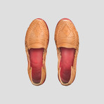 Sol Huarache Shoe // Tan + Red Insole (US Size 11)