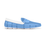 Penny Loafer // Norse Blue + White (US: 8.5)