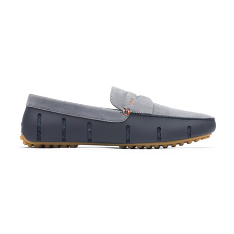 Penny Loafer Lux Loafer Driver // Navy + Gray + Gum (US: 11.5)
