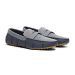 Penny Loafer Lux Loafer Driver // Navy + Gray + Gum (US: 8)