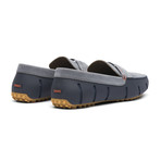 Penny Loafer Lux Loafer Driver // Navy + Gray + Gum (US: 7)