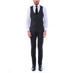 Roberto 3-Piece Slim-Fit Suit // Black (Euro: 44)