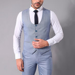 Freeman 3-Piece Slim-Fit Suit // Light Blue (Euro: 54)