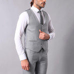 Reggie 3-Piece Slim-Fit Suit // Gray (Euro: 52)