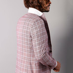 Leandro 3-Piece Slim Fit Suit // Burgundy (Euro: 52)