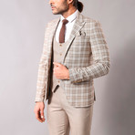 Chauncey 3-Piece Slim-Fit Suit // Mink (Euro: 56)